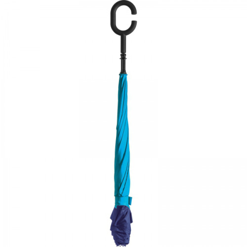 Parasol manualny odwrócony ø120 cm OLIVIA Jasnoniebieski 4047624 (3)