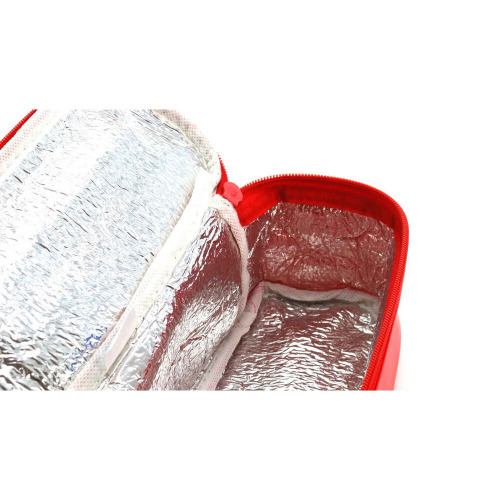 Pudełko śniadaniowe ok. 500 ml, torba termoizolacyjna czerwony V9970-05 (4)
