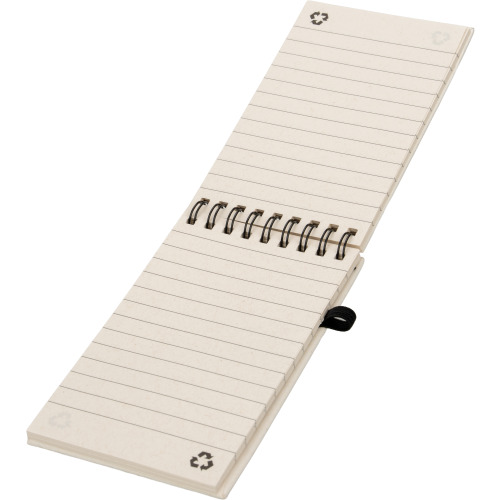 Notes A6 w linie z kartonu po mleku z długopisem AUSTIN Beżowy 374613 (2)