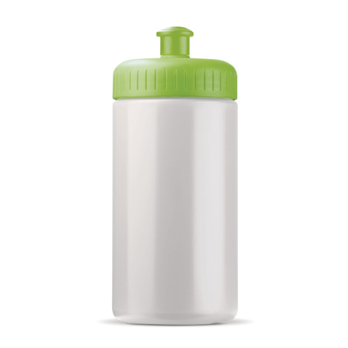 Bidon Sportowy Classic 500ml Biały / jasnozielony LT98795-N0132 