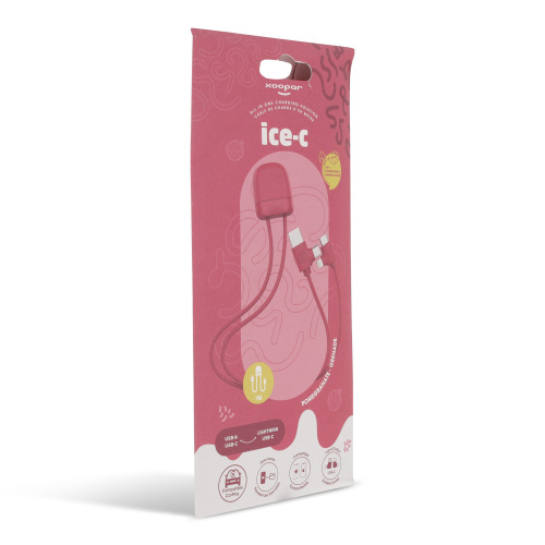 Xoopar Ice-C Charging cable Czerwony LT41018-N0021 (7)