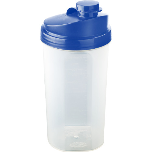 Bidon, butelka sportowa 700 ml, shaker niebieski V7468-11 