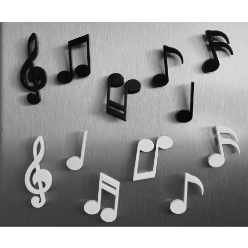 Zestaw 6 magnesów Memody Biały QL10260-WH (5)