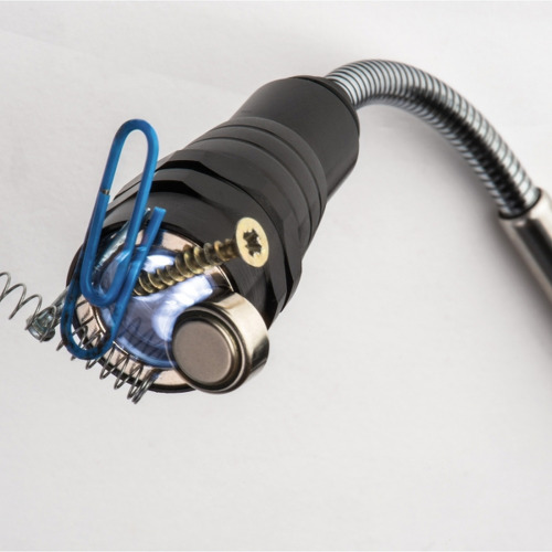 Latarka LED teleskopowa ALBERTO Czarny 8038703 (3)