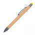 Długopis drewniany touch pen LUCIO żółty 1219408 (2) thumbnail