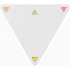 Zestaw do notatek "trójkąt", karteczki samoprzylepne biały V2985-02  thumbnail
