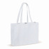 Torba z bawełny z recyklingu z dnem 140g/m² 49x14x37cm Biały LT95243-N0001  thumbnail