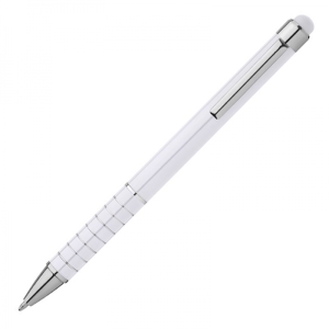 Długopis metalowy touch pen LUEBO biały