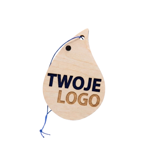 Zawieszka drewniana z kolorowym filcem Drewniany FSH02 