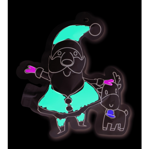 Balon Mikołaj do kolorowania Biały CX1448-06 (3)