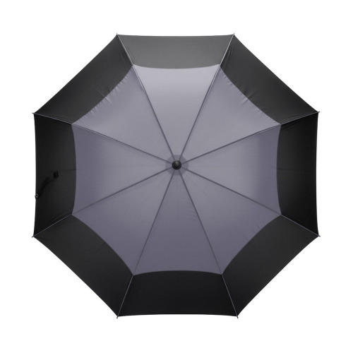 Parasol sztormowy 27", automatyczny AWARE™ RPET Szary P850.682 (1)