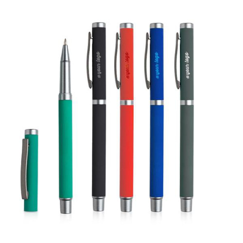 Metalowe piórko kulkowe soft touch / Jagger Light Grey IP13155195 (3)