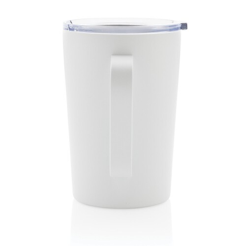 Kubek termiczny 420 ml, stal nierdzewna z recyklingu white P433.053 (1)