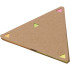 Zestaw do notatek "trójkąt", karteczki samoprzylepne brązowy V2985-16 (3) thumbnail