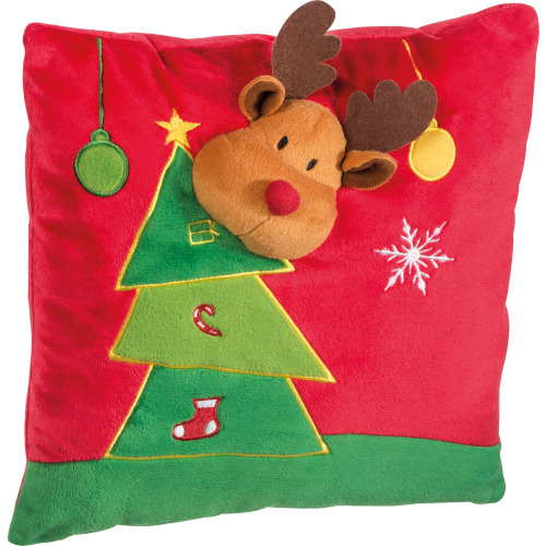 Świąteczna poduszka RUDOLSTADT Czerwono-zielony 0328M2 