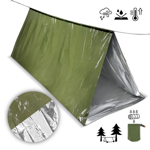 Mały namiot ratunkowy do przetrwania na świeżym powietrzu Dried Green LT94582-N0049 (1)