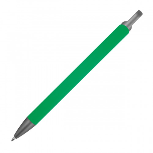 Długopis aluminiowy z recyklingu półżelowy KAROLINE Zielony 1444009 (4)