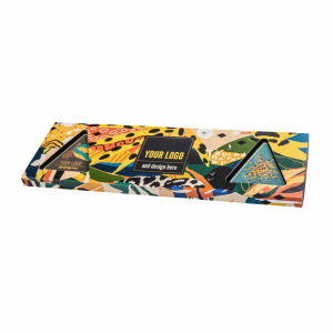 Zestaw czekoladek nadziewanych z nadrukiem Choco Triangle 4 sztuki