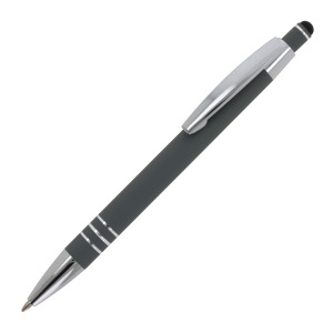 Ballpen Athens Metalowy miękki dotyk Szary