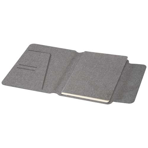 Andean portfolio A5 z recyklingu z certyfikatem RCS Szary 10799382 (5)