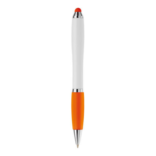 Długopis biały Hawaï stylus Biały / pomarańczowy LT80433-N0126 (2)