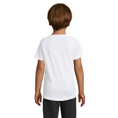SPORTY Dziecięcy T-Shirt Biały S01166-WH-4XL (1)