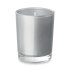 Mała szklana świeca srebrny mat MO9030-16  thumbnail