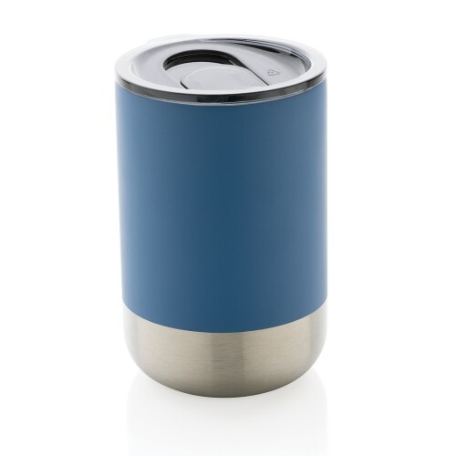 Kubek termiczny 360 ml, stal nierdzewna z recyklingu blue P433.065 (4)