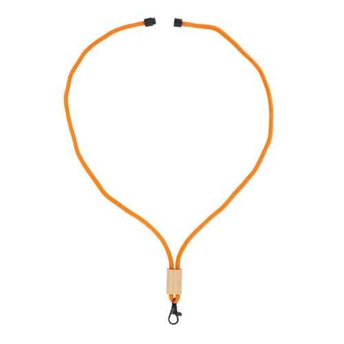 Paracord R-PET lanyard Pomarańczowy LT95306-N0026 (2)