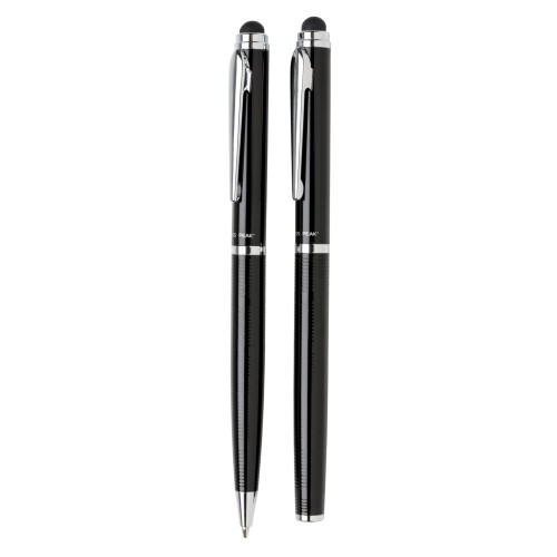 Zestaw piśmienny Swiss Peak, długopis i pióro kulkowe czarny P610.450 