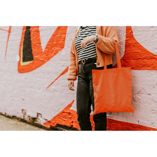 Torba bawełniana na zakupy | Hall Pomarańczowy V8481-07 (6)