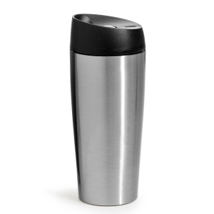Kubek podróżny Sagaform Loke duży 400ml Srebrny