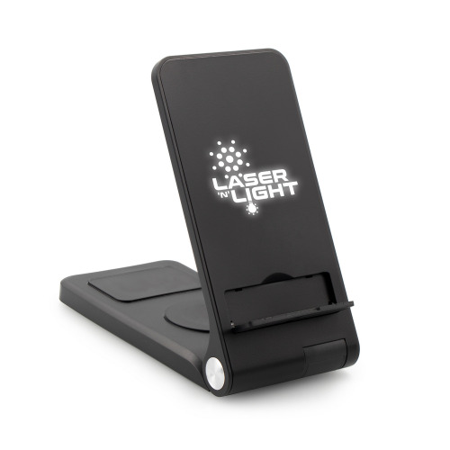 Ładowarka bezprzewodowa 15W Exclusive Collection, 3 w 1, stojak na telefon | Zita Czarny VA124-03 