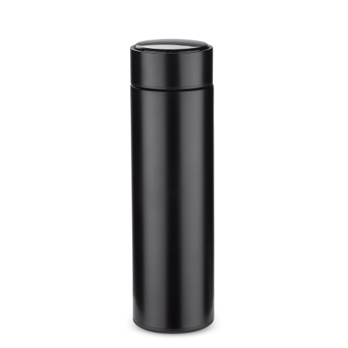Butelka termiczna z termometrem LEDIKT 440 ml Czarny 16237-02 