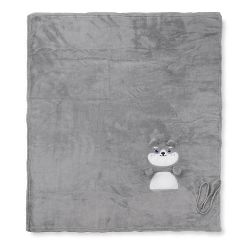 Kocyk polarowy WOOLY Szary 20411 (5)
