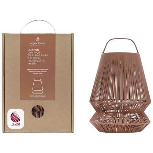 Originalhome Lampion przenośny abażur z recyklingu Ceglasty czerwony 12449122 (6)