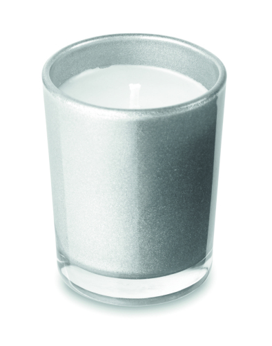Mała szklana świeca srebrny mat MO9030-16 (1)
