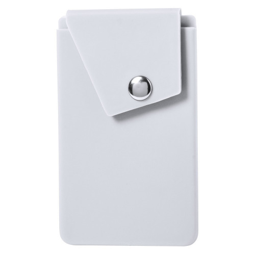 Etui na karty kredytowe, stojak na telefon Biały V0490-02 (1)