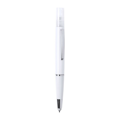 Długopis antybakteryjny z atomizerem biały V1985-02 (2)