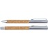 Zestaw piśmienny, długopis, pióro kulkowe jasnobrązowy V1964-18 (1) thumbnail