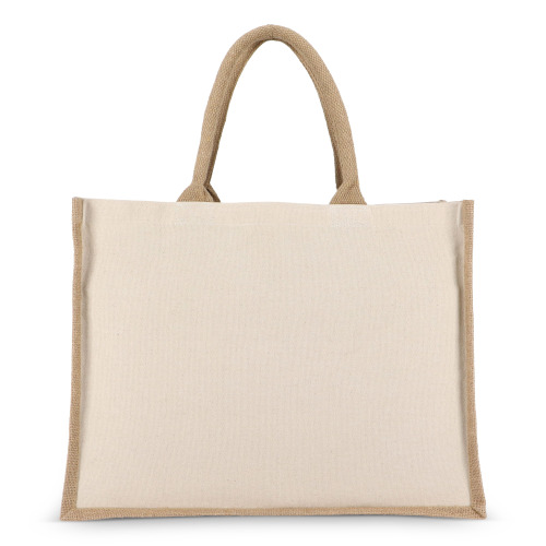 Jutowo-bawełniana torba na ramię OEKO-TEX® 42,5 x 19 x 32 cm 320 g/m² Beżowy LT95372-N0055 (3)