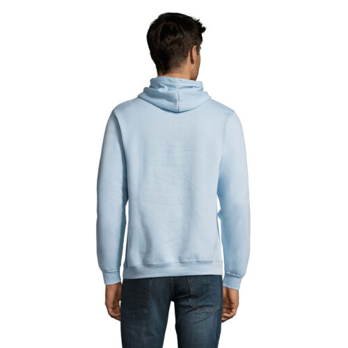 SNAKE sweter z kapturem Błękitny S47101-SK-S (1)