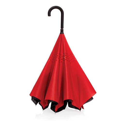 Odwracalny parasol 23" Impact AWARE rPET czerwony P850.634 (11)