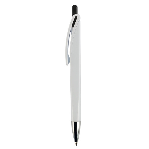 Długopis RIva w mocnym kolorze Biały / czarny LT80835-N0102 (3)