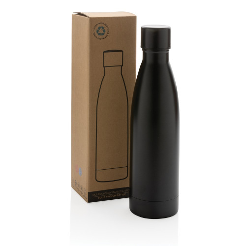 Butelka termiczna 500 ml, stal nierdzewna z recyklingu Czarny P433.271 (8)