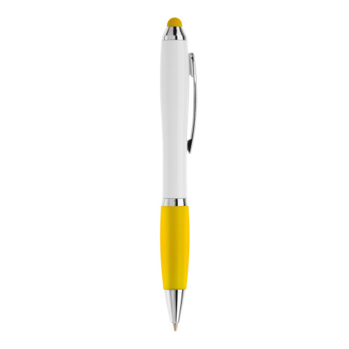 Długopis biały Hawaï stylus Biały / żółty LT80433-N0141 (2)