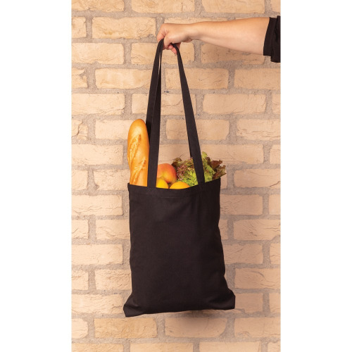 Torba z bawełny z recyklingu AWARE™ Czarny P762.541 (5)