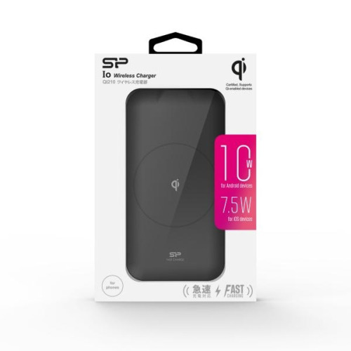 Ładowarka bezprzewodowa Io Qi210 Silicon Power Czarny EG827803 (4)