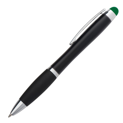 Długopis metalowy touch pen lighting logo LA NUCIA zielony 054009 (1)