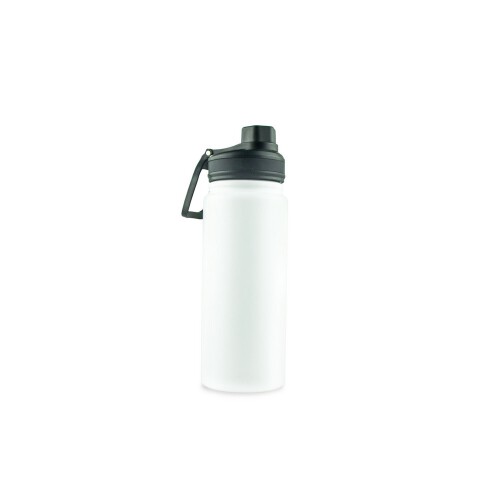 Butelka termiczna 600 ml Air Gifts, składany uchwyt biały V6975-02 (1)